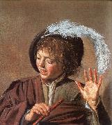 Frans Hals Singing Boy with a Flute Spain oil painting artist